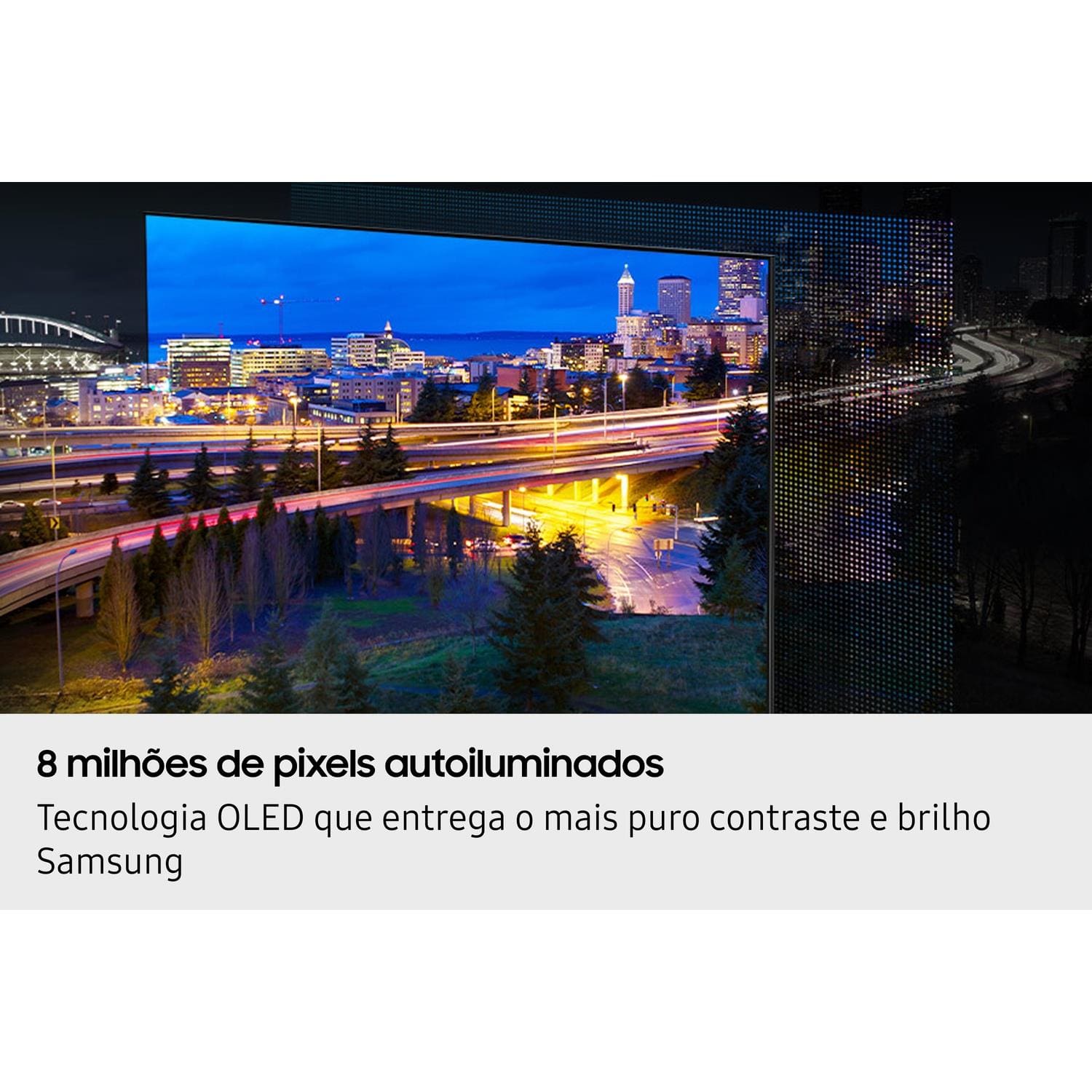 Smart TV 55” 4K Samsung OLED QN55S85FAGXZD Vision AI 120Hz Dolby Atmos Processador NQ4 AI Gen2 Preto Grafite - 2