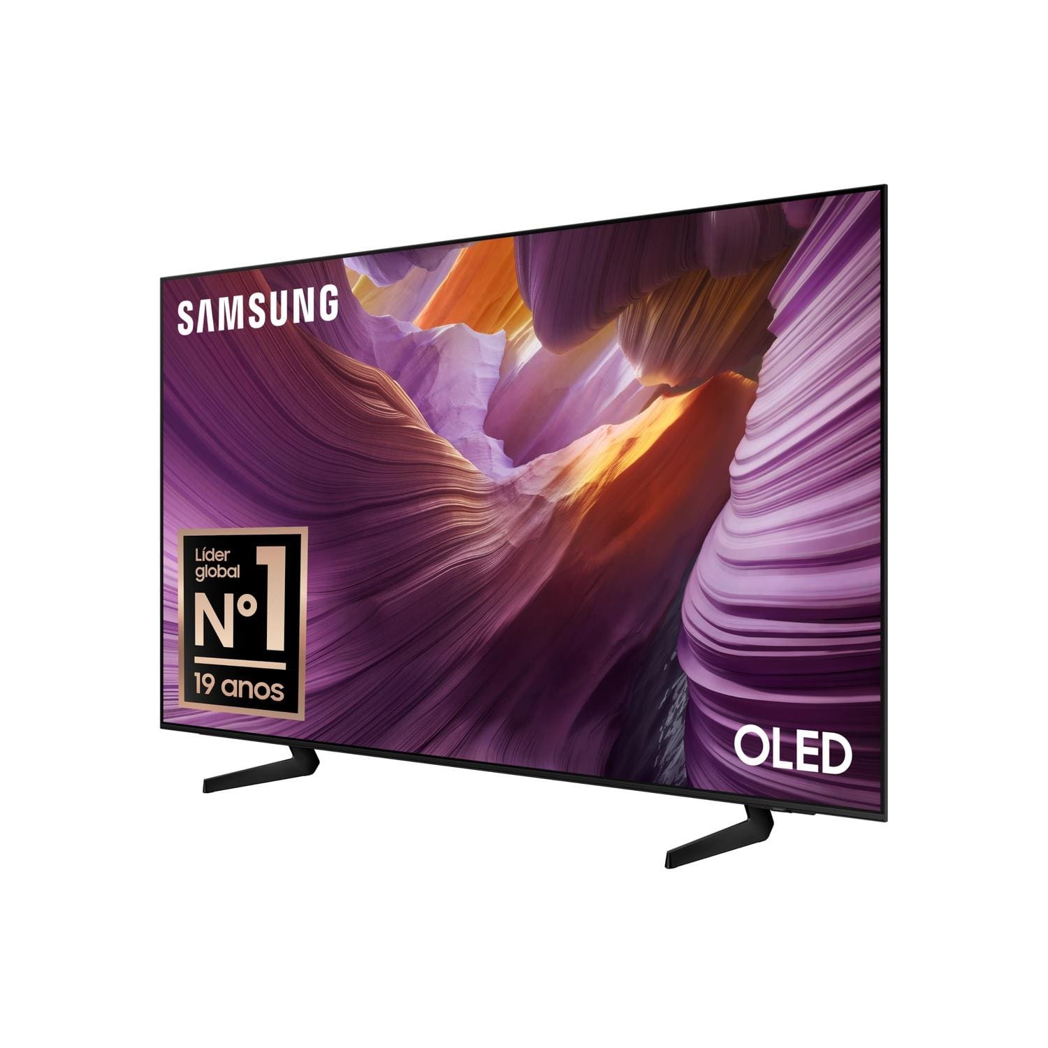 Smart TV 65” 4K Samsung OLED QN65S85FAGXZD Vision AI 120Hz Dolby Atmos Processador NQ4 AI Gen2 Preto Grafite - 1