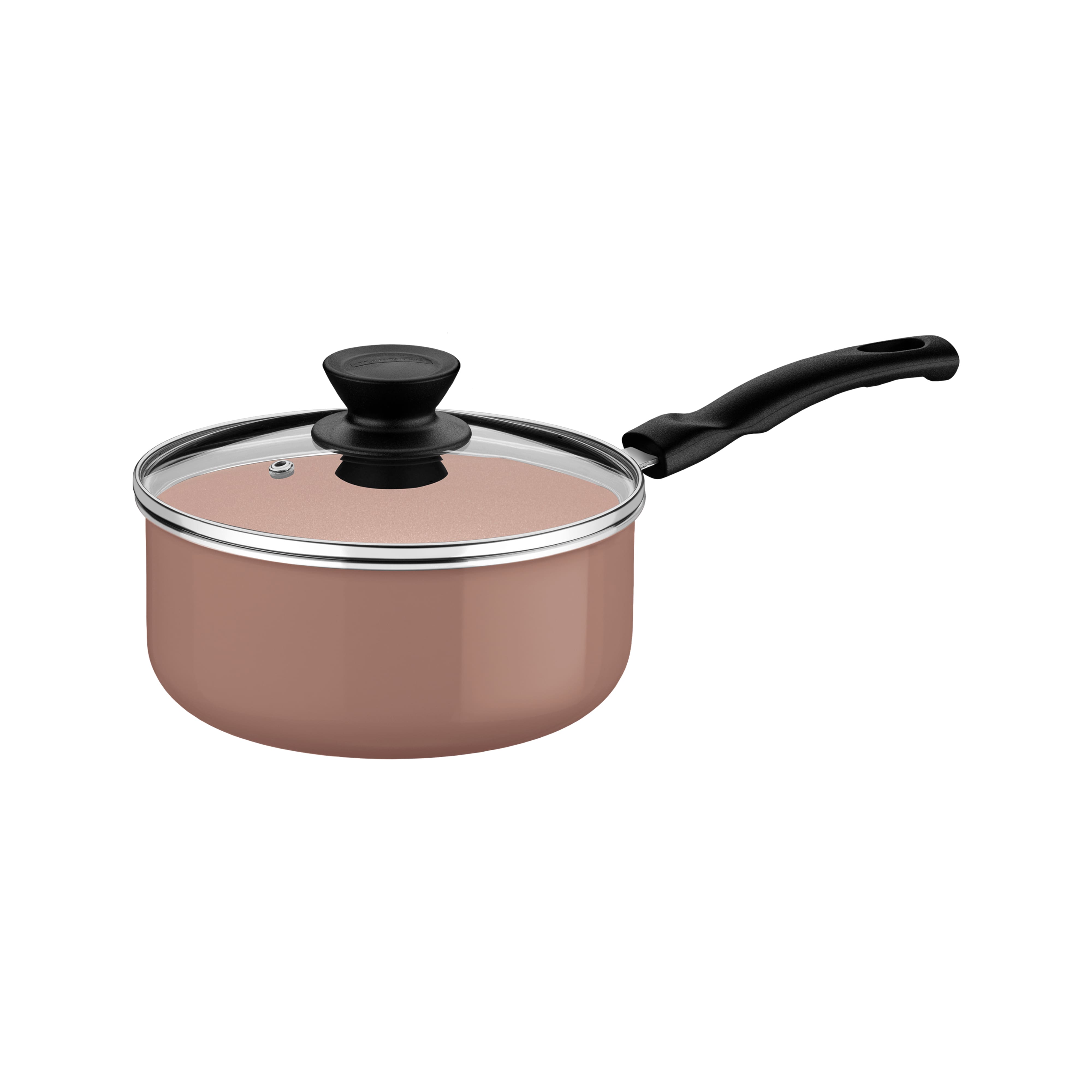 Jogo de Panelas Tramontina Évora 5 Peças Revestimento Cerâmico Tampas de Vidro Capuccino - 3