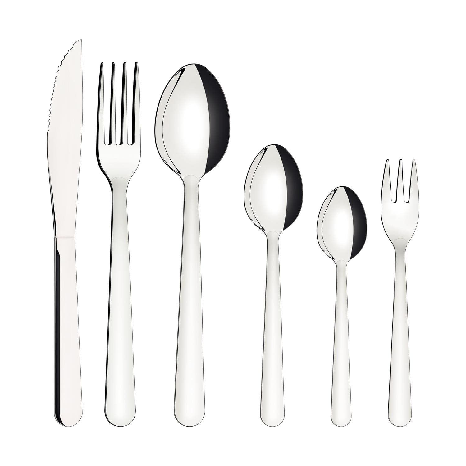 Faqueiro Tramontina Malibu 36 peças em Aço Inox - 1