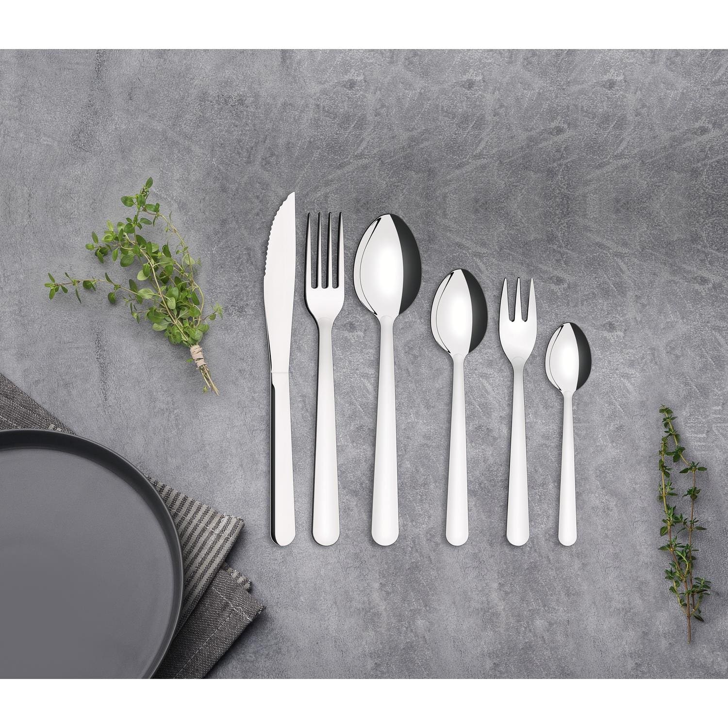 Faqueiro Tramontina Malibu 36 peças em Aço Inox - 3