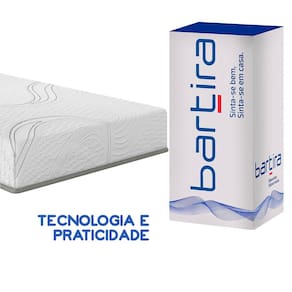 Colchão Solteiro Bartira Viena D40+D33 Até 130Kg Espuma Viscoelástica Enrolado à Vácuo 20x88x188cm - 2