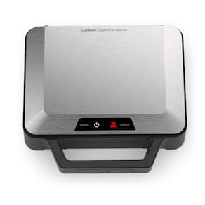 Sanduicheira Oster OSAN500 1000W Chapas Antiaderentes Alça Isotérmica Porta-fio Inox - 110V - 2