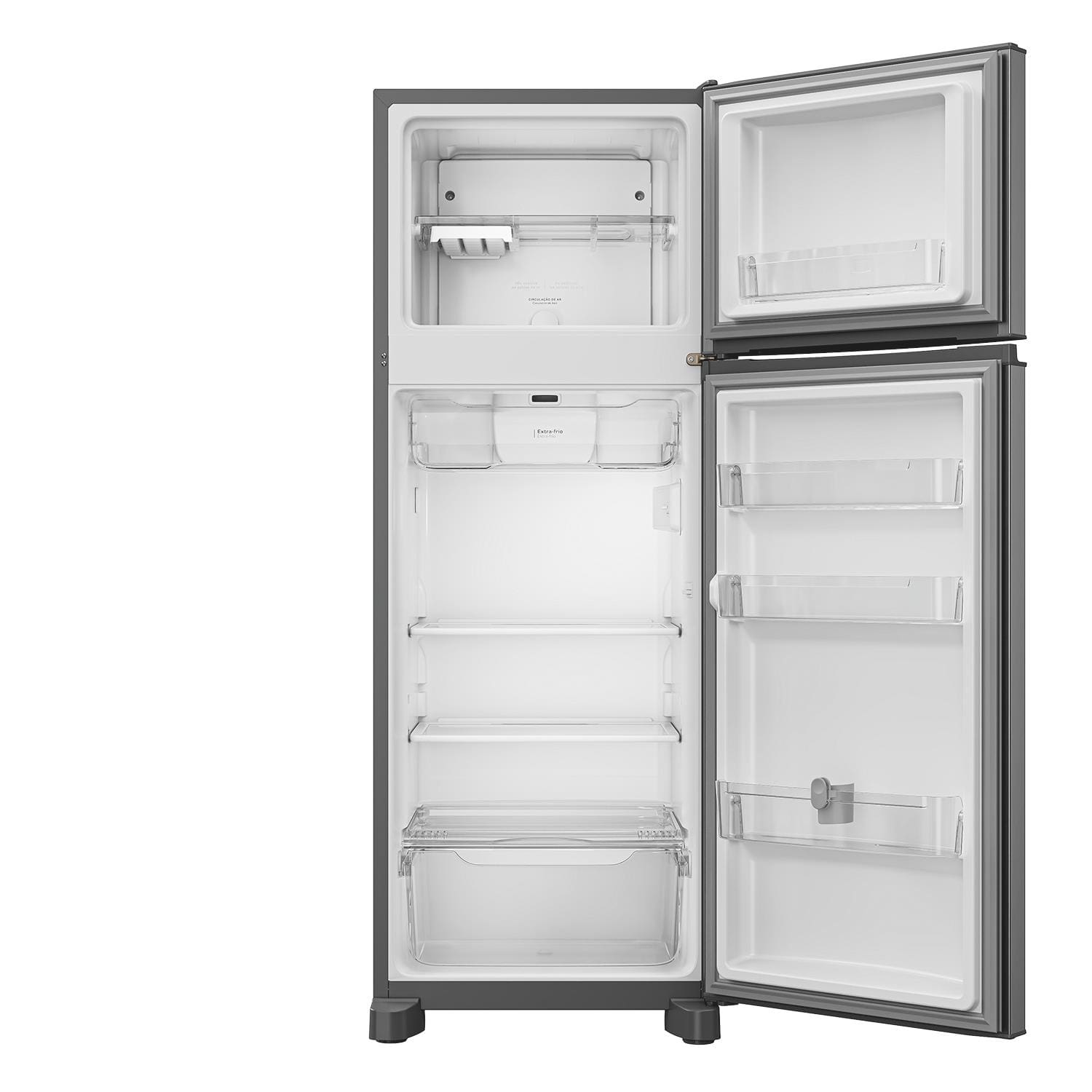Geladeira Duplex Consul CRM40MK 333L Frost Free Inox - 220V - 3