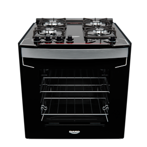 Fogão de Embutir Dako Diplomata 4 Bocas Preto Mesa de Vidro Bivolt - 1