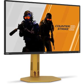 Monitor Gamer 24,5" LED AOC AGON Counter Strike 2 CS25G/78 Full HD 310Hz Preto e Dourado - 2