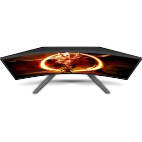 Monitor Gamer Curvo 32" LED AOC AGON CQ32G4E/57 QHD 180Hz 0,5ms Preto e Cinza - 3