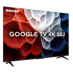 Smart TV 65" 4K Semp 65S62 Google TV Processador AiPQ Dolby Audio Preta - 2