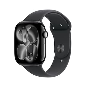 Apple Watch Series 11 GPS+ Cellular 46mm Preto Brilhante Pulseira M/G Esportiva Preto