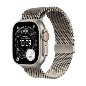 Apple Watch Ultra 3 GPS+ Cellular 49mm Pulseira Milanês M Natural