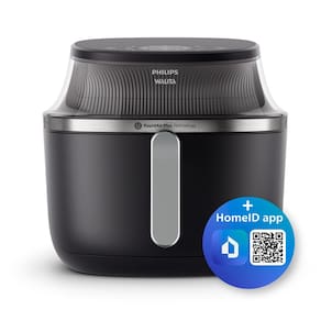 Fritadeira Airfryer Philips Walita NA341 Série 3000 7,2L 2000W Iluminação Interna Preta - 110V - 1
