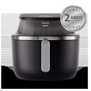 Fritadeira Airfryer Philips Walita NA341 Série 3000 7,2L 2000W Iluminação Interna Preta - 110V - 2