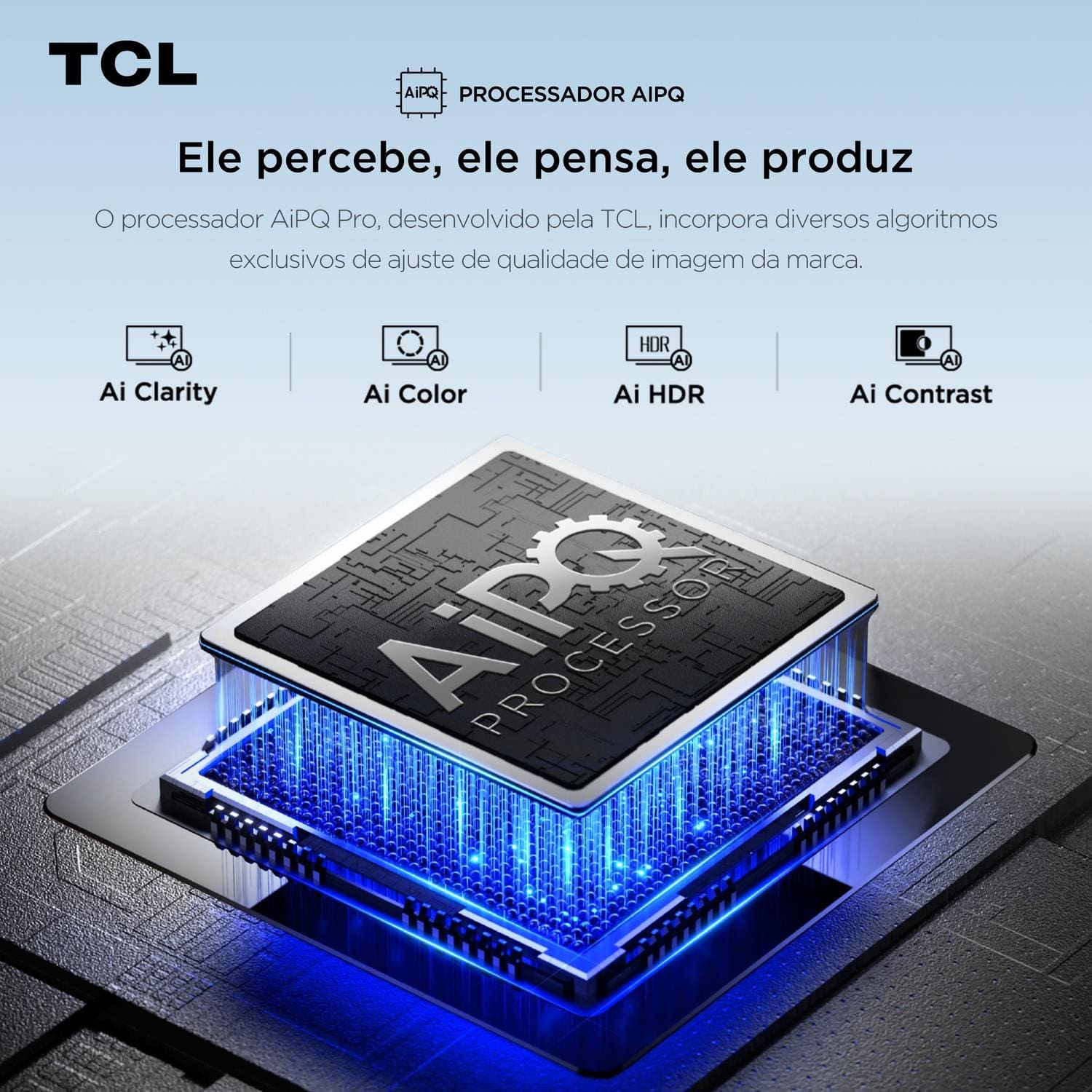 Smart TV 75" 4K TCL 75P6K Google TV HDR10+ Processador AiPQ - 3