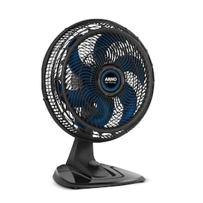 Ventilador de Mesa Arno Air Force VA46 40cm 140W 6 Pás 3 Velocidades Preto - 110V - 1