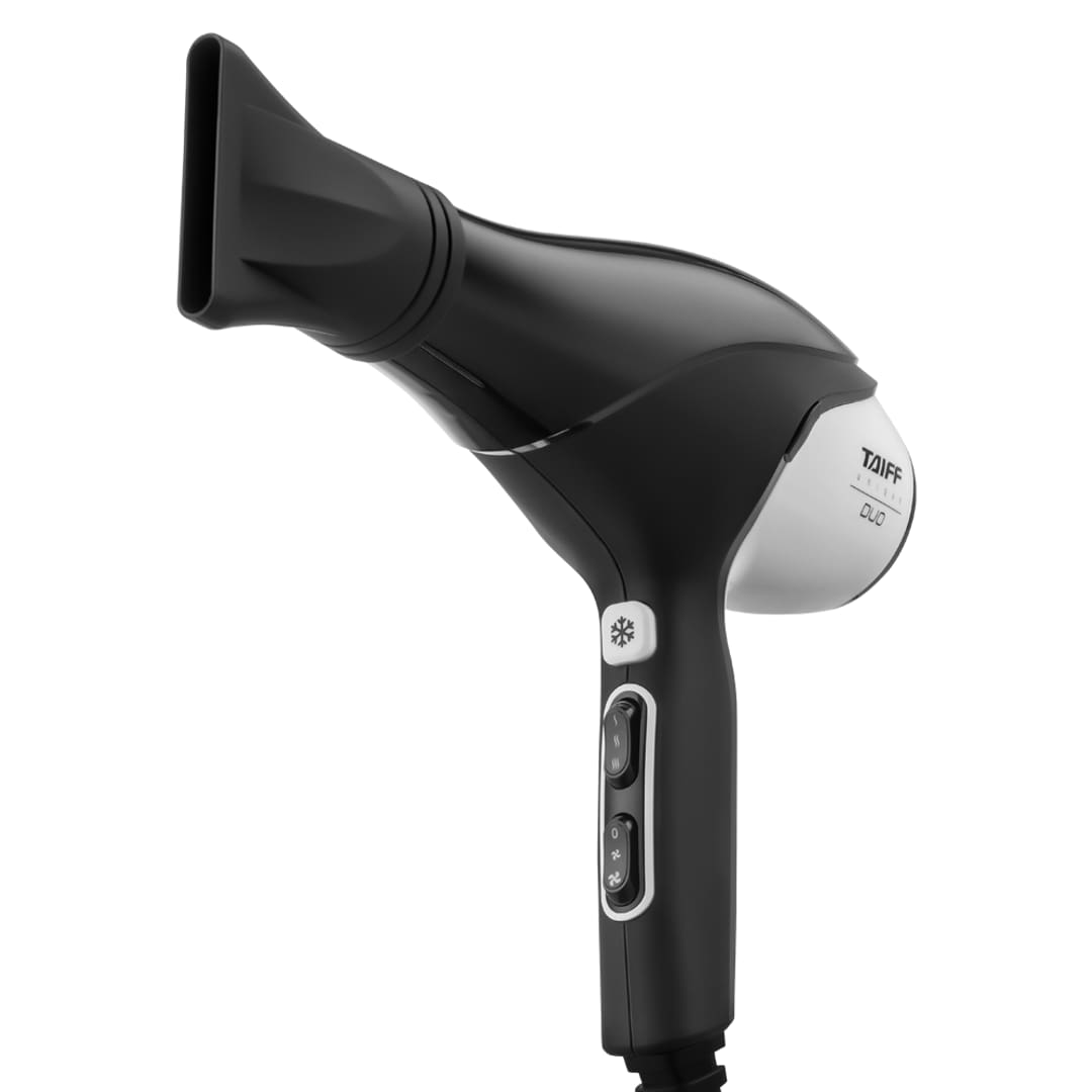 Secador de Cabelo Taiff Unique Duo 2700W Íons Anti-frizz Bivolt Preto e Branco - 1