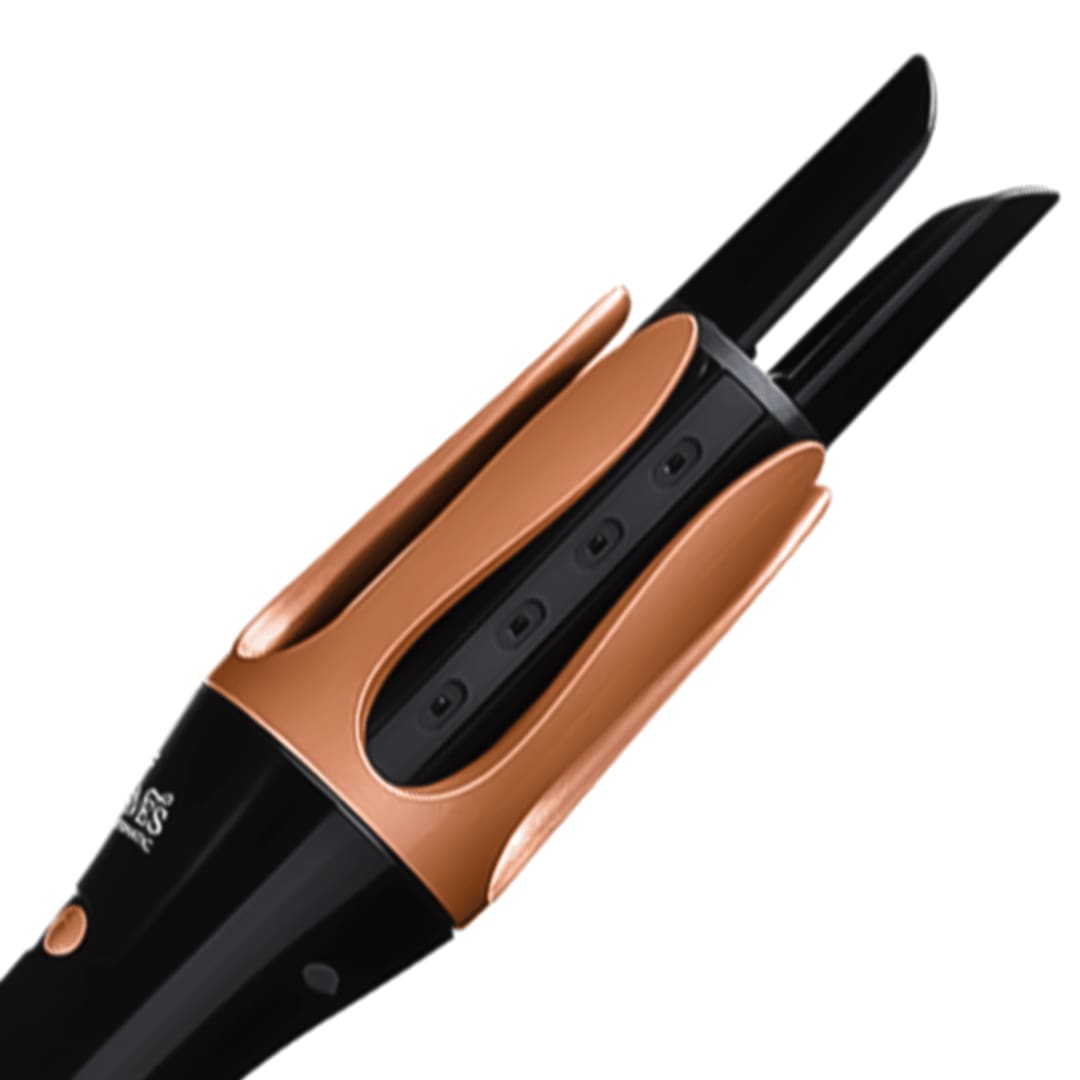 Modelador de Cachos Taiff Curves Automatic 32mm Íons Negativos Bivolt Preto e Cobre - 3