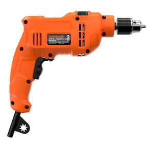 Furadeira de Impacto Black+Decker BED710550 3/8" 550W Empunhadura Ergonômica Gatilho Anatômico Laranja e Preta - 110V - 3