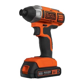 Parafusadeira de Impacto Black+Decker Power Connect 1/4” Bateria 20V LED Bivolt - 1