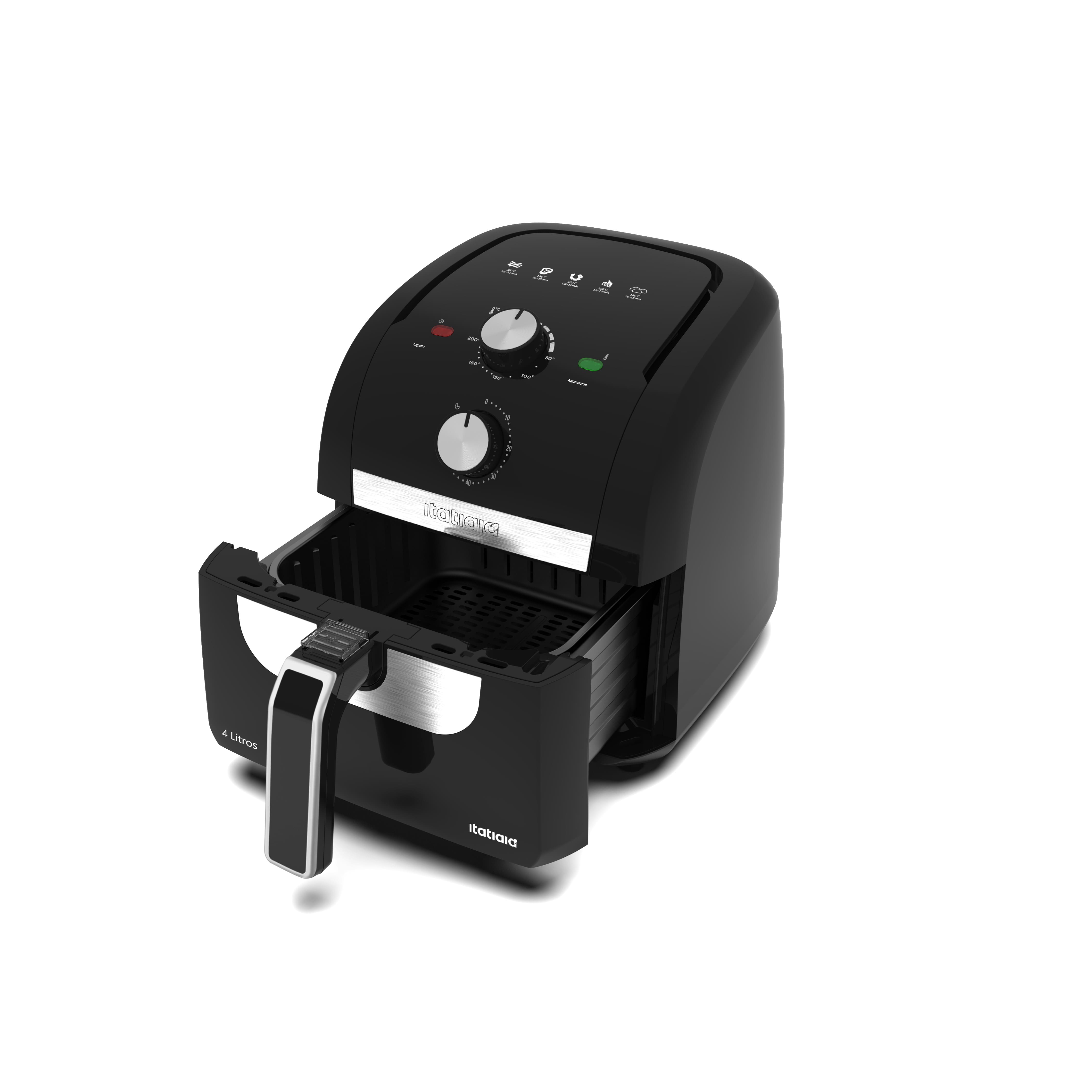 Fritadeira Air Fryer Itatiaia Essencial AFITA1007 5L Preta - 110V - 2