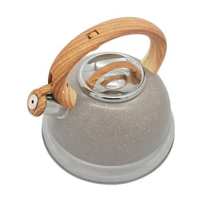 Chaleira de Inox Brinox Roma Indução 2,7 Litros Areia - 1