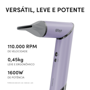 Secador e Modelador WAP Intense Styler WS1600 1250W Motor Digital - 110V - 2