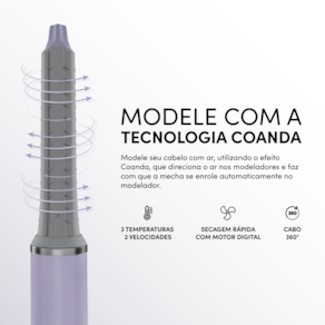 Secador e Modelador WAP Intense Styler WS1600 1250W Motor Digital - 110V - 3