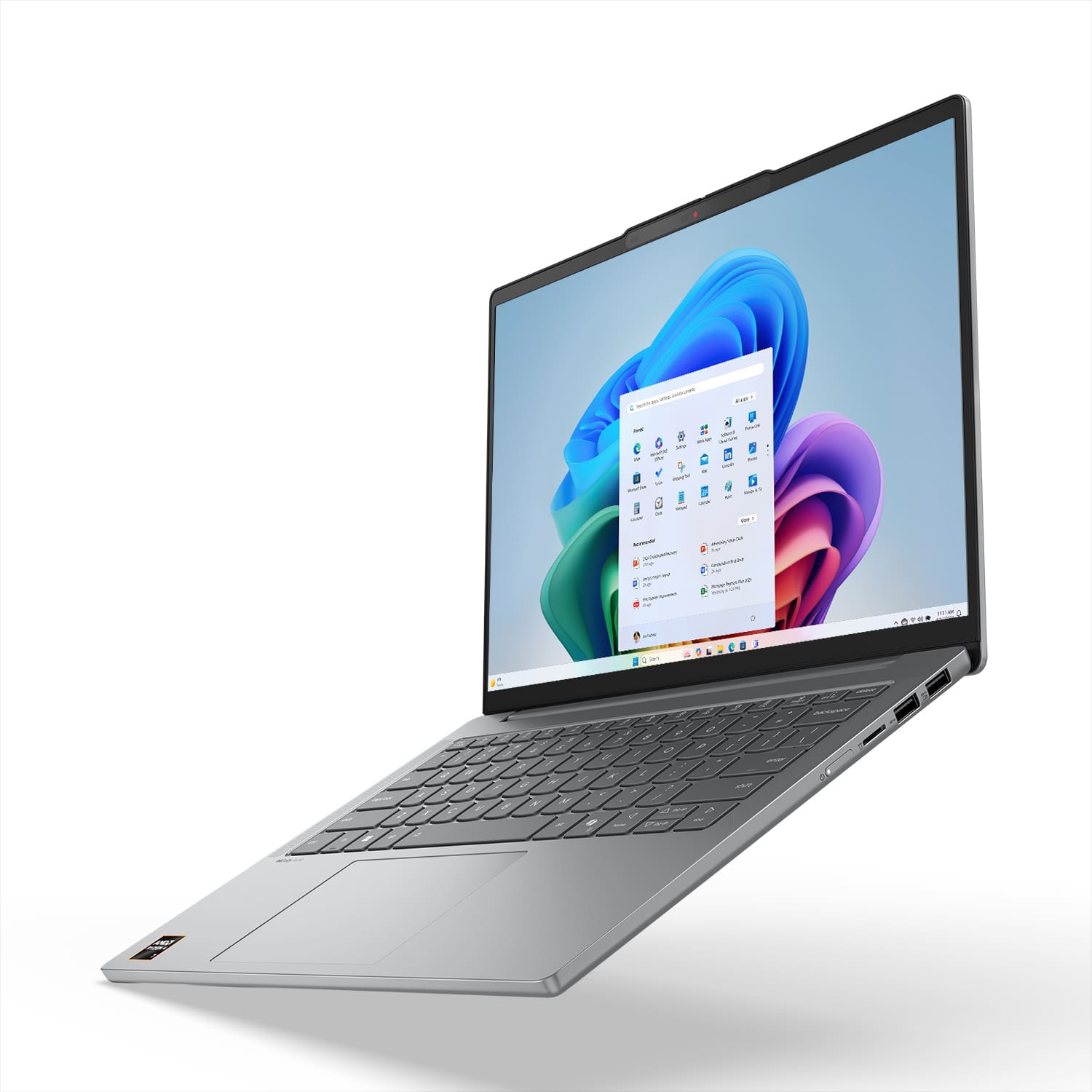 Notebook Lenovo 14” Ideapad Slim 5 83NJ0002BR Windows 11 Copilot+ PC AMD Ryzen AI 5 330 16GB RAM e 512GB SSD Luna Gray - 1