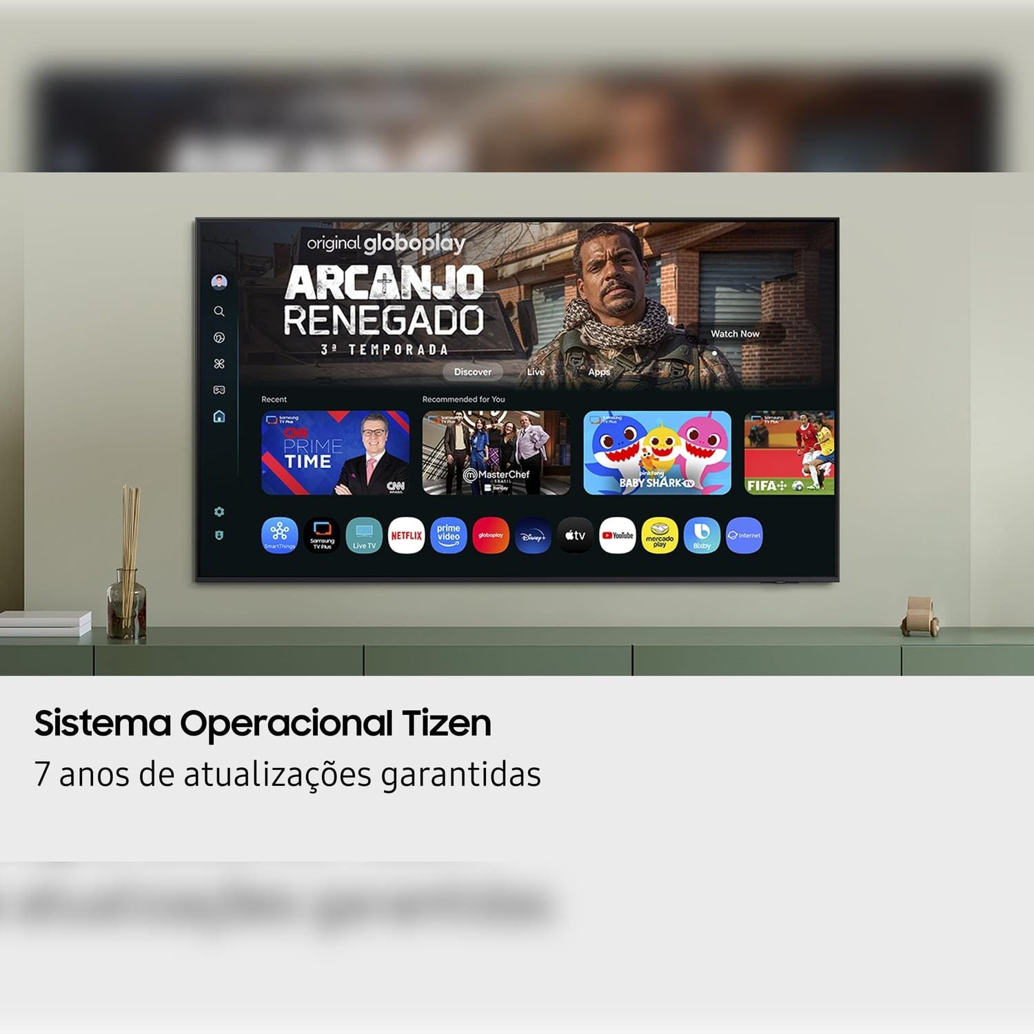 Smart TV Samsung 65" 4K Crystal UHD UN65U8100FGXZD HDR10+ Gaming Hub Design Slim Preto - 2