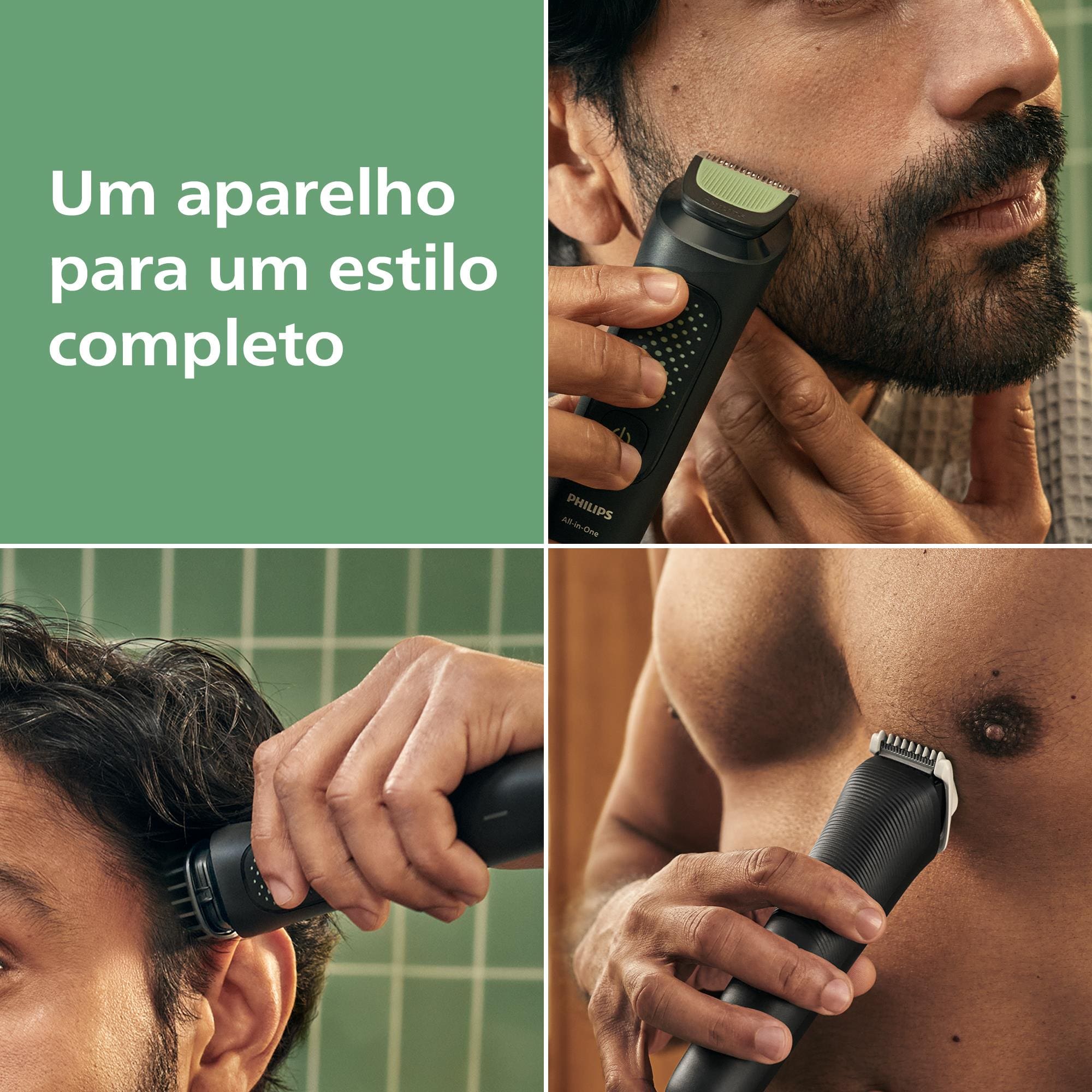 Aparador de Pelos Philips Multigroom MG3941/15 10 em 1 Bivolt - 3