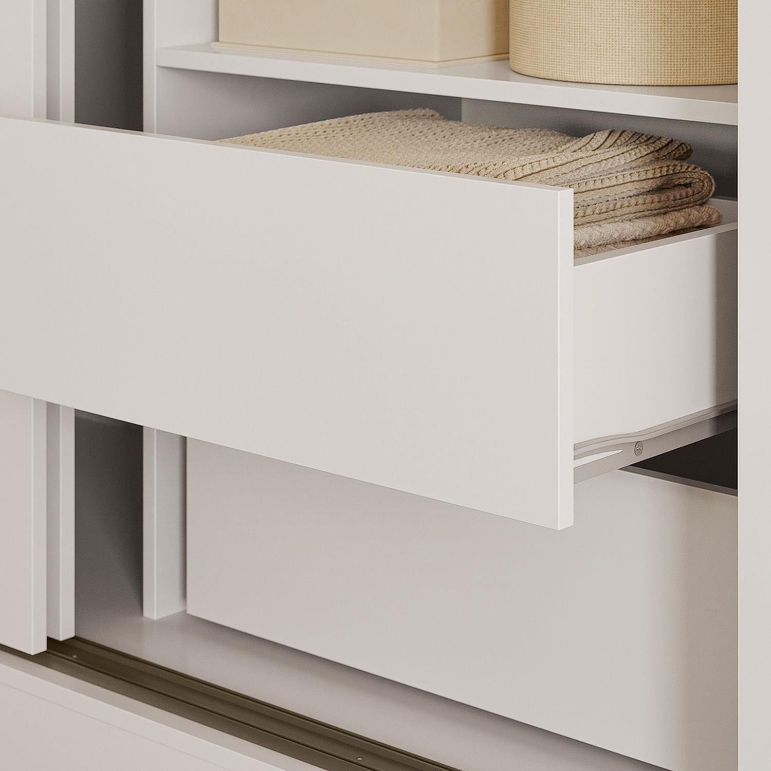 Guarda Roupa Santos Andirá Lisboa 3 Portas Deslizantes - Branco - 3