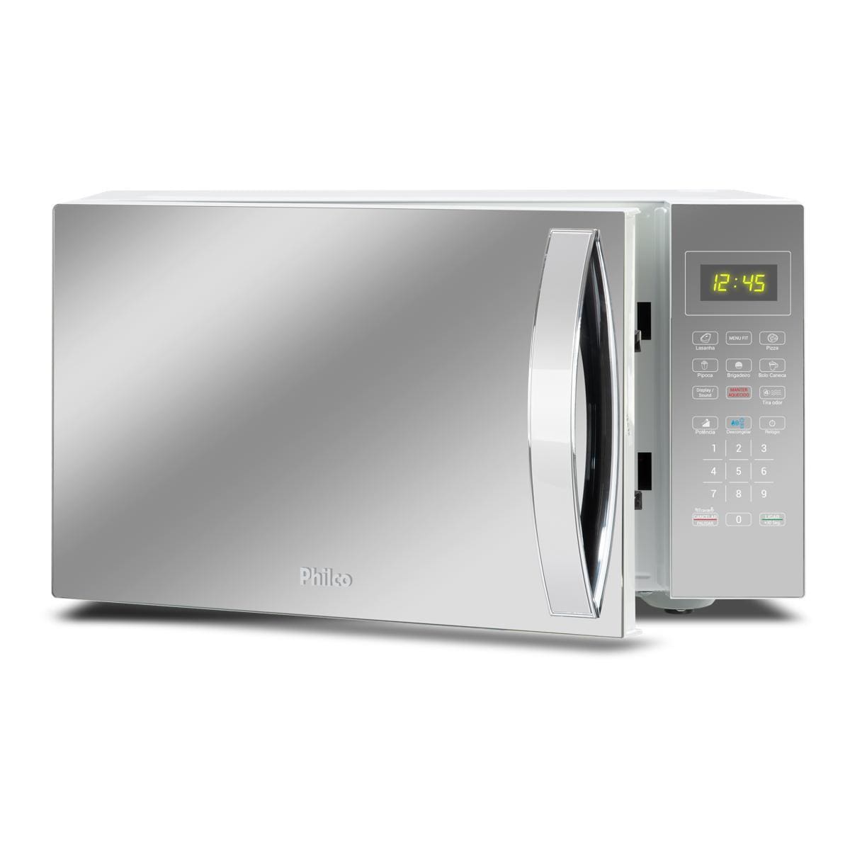 Micro-ondas Philco 28L PMO30E Tira Odor Espelhado - 220V - 2