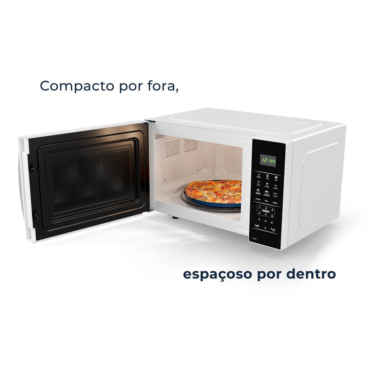 Forno Micro Ondas Britânia BMO38 33 Litros Teclas Fáceis FIT Preto - F MIC 33L BRITANIA BMO38 220V BRANCO/PRETO - 3
