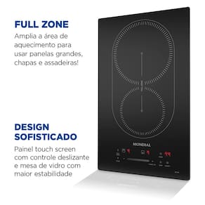 Cooktop de Indução 2 Bocas Mondial CTI-02 Preto - 220V - 2
