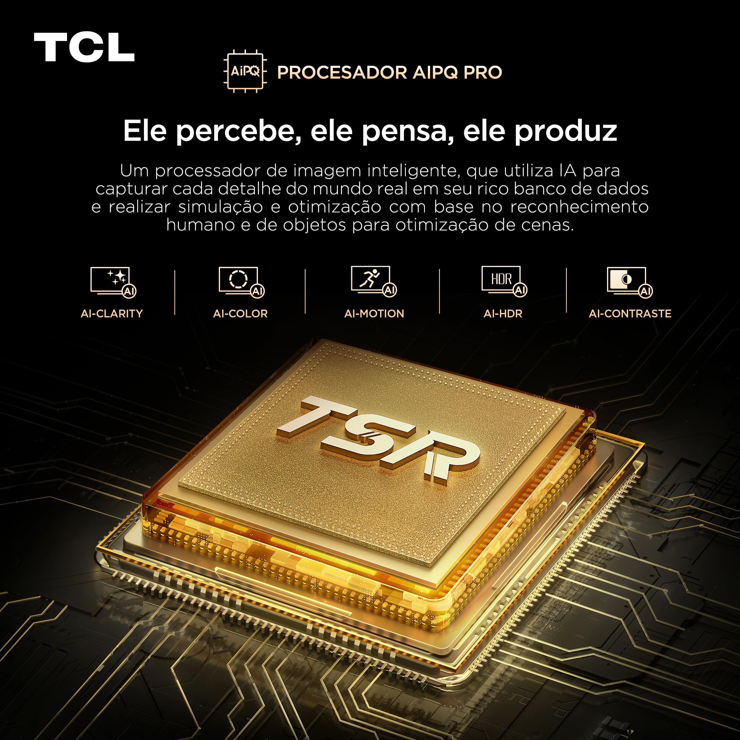 Smart TV TCL 98" 4K Neo Mini LED 98C8K 144Hz Google TV Zero Border - 3