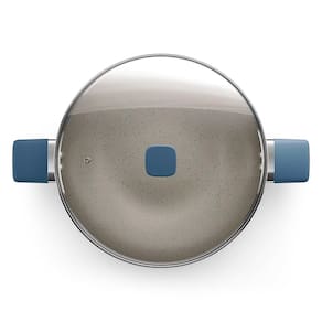 Wok Euro Home Intense 32 cm com Alça - Azul - 3