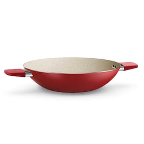 Wok Euro Home Intense 32 cm com Alça - Vermelho - 2