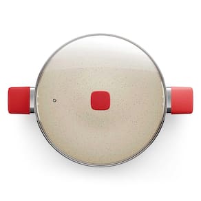 Wok Euro Home Intense 32 cm com Alça - Vermelho - 3