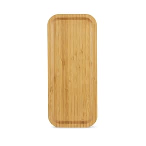 Bandeja Retangular Rasa Euro Home BAM2888 34x14cm Bambu Natural - 1