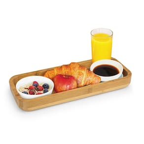 Gamela Retangular Funda Euro Home BAM2901 34x14cm Bambu Natural - 1