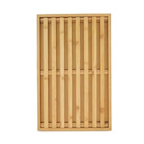 Tábua de Pão Migalheira Euro Home BAM2925 40x25cm Retangular Bambu Natural - 1