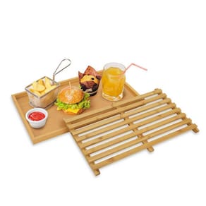 Tábua de Pão Migalheira Euro Home BAM2925 40x25cm Retangular Bambu Natural - 3