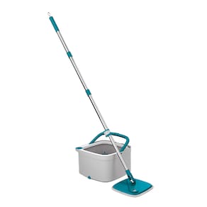 Mop Giratório Água Limpa Flash Limp com Balde e Separação Inteligente