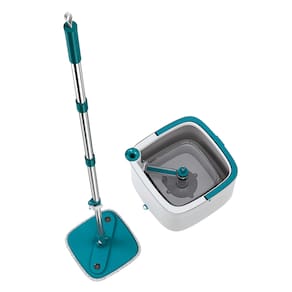 Mop Giratório Água Limpa Flash Limp com Balde e Separação Inteligente - 1