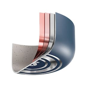 Frigideira Euro Home Intense 20 cm - Azul - 3