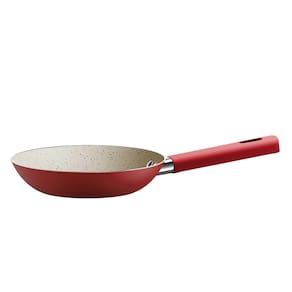 Frigideira Euro Home Intense 24cm Alumínio Antiaderente Cabo Soft Touch - Vermelha - 1