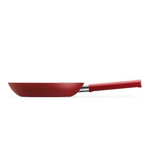 Frigideira Euro Home Intense 24cm Alumínio Antiaderente Cabo Soft Touch - Vermelha - 2