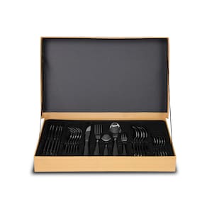 Faqueiro Euro Home Strauss Flat FQM30F 30 Peças Aço Inox Cabo Decorado Serve 6 Pessoas - 2