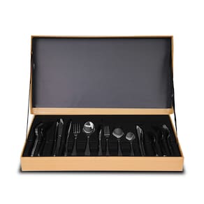 Faqueiro Euro Home Strauss Classic FQM42C 42 Peças Aço Inox Cabo Decorado Serve 6 Pessoas - 2