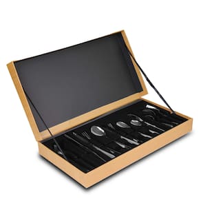 Faqueiro Euro Home Strauss Flat FQM42F 42 Peças Aço Inox Cabo Decorado Serve 6 Pessoas - 2