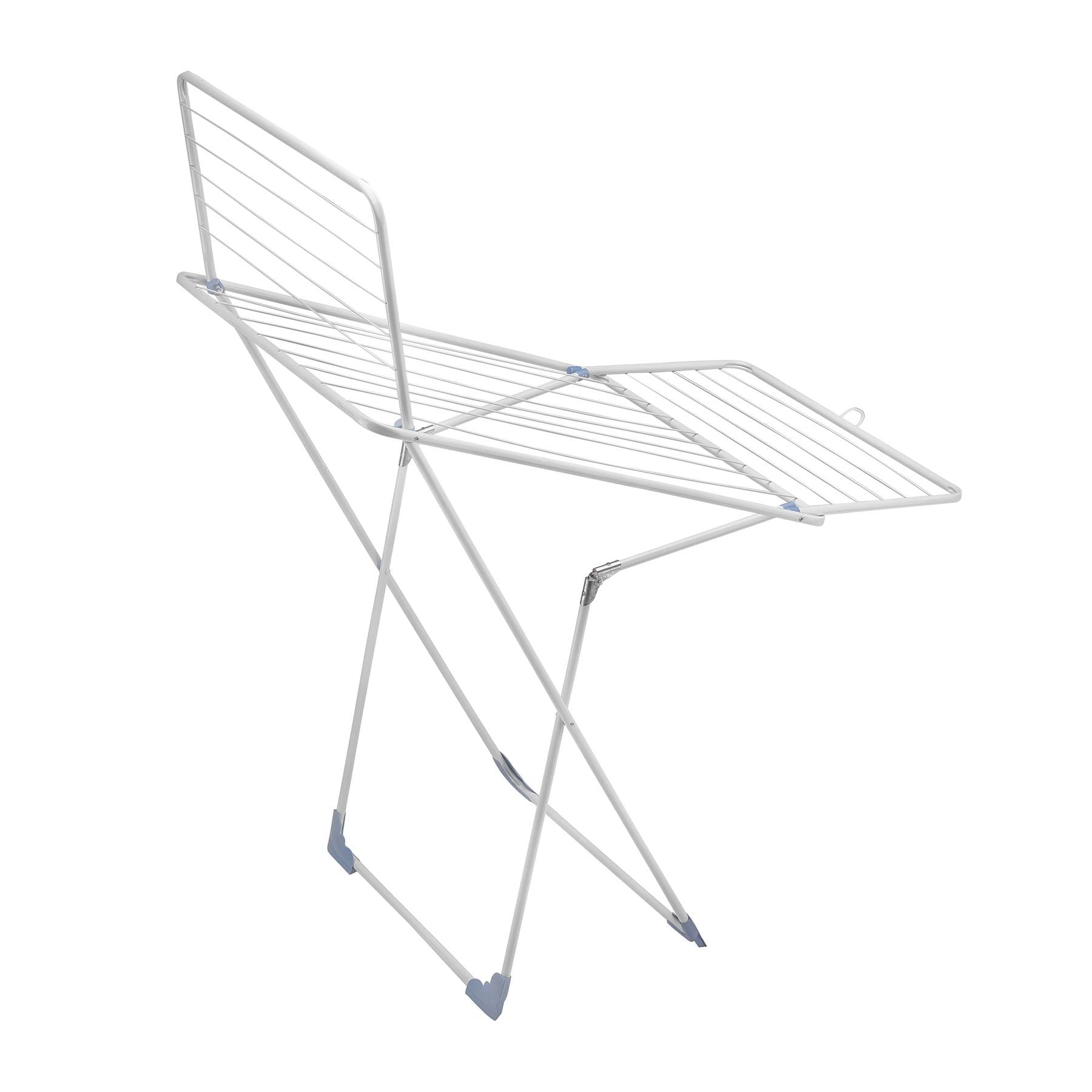 Varal de Chão com Abas Grande Utimil Dobradiça Inteligente Branco - 1